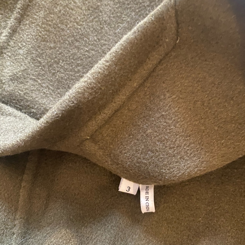 Sandro Olive Green Long Coat - Picture 5 of 5